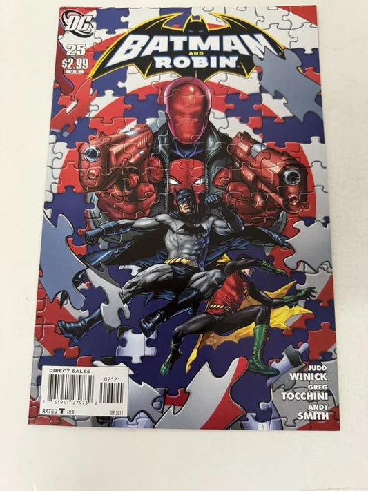 BATMAN & ROBIN #25 NM- 1:10 JG Jones Variant