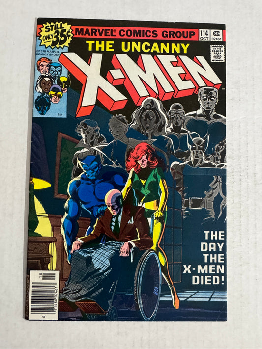 UNCANNY X-MEN #114 FN John Byrne Cover