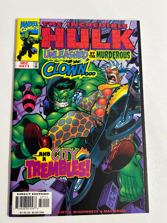 INCREDIBLE HULK #471 NM Ed McGuinness Cover