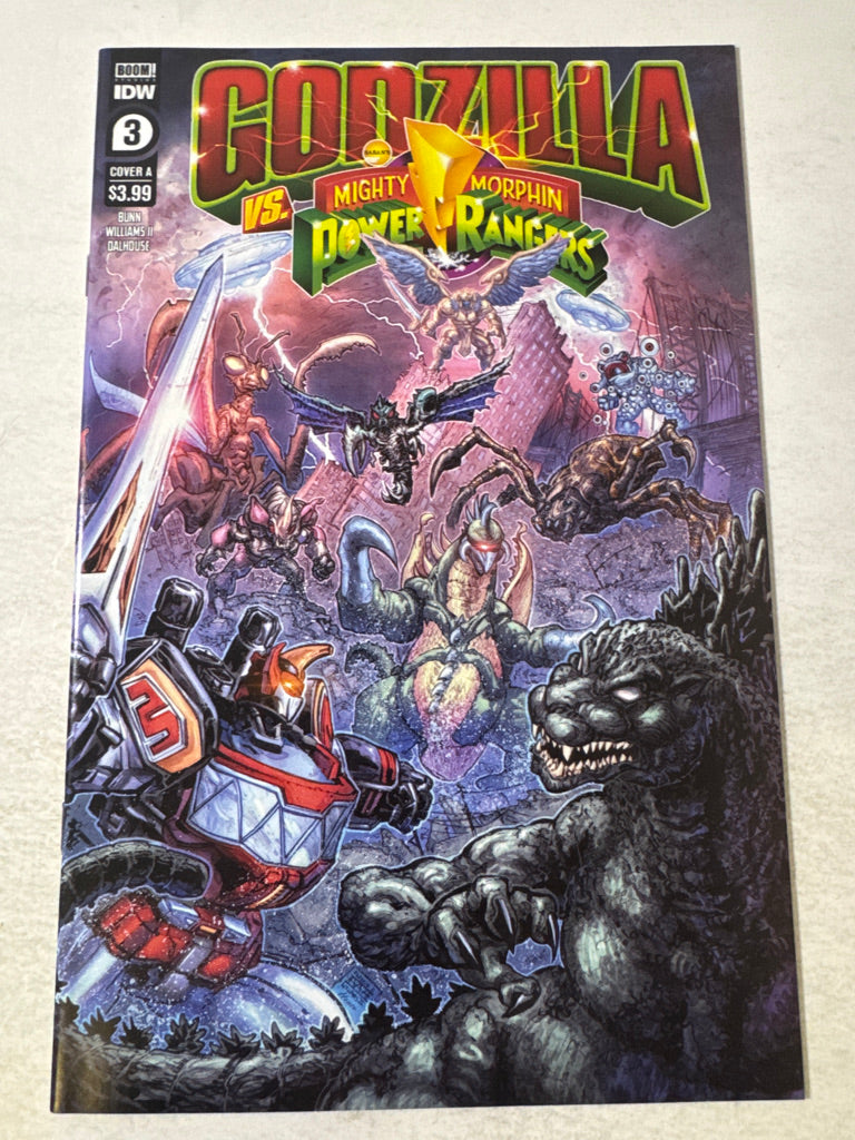 GODZILLA VS MIGHTY MORPHIN POWER RANGERS #3 NM