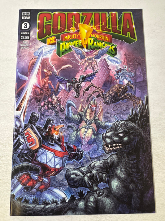 GODZILLA VS MIGHTY MORPHIN POWER RANGERS #3 NM