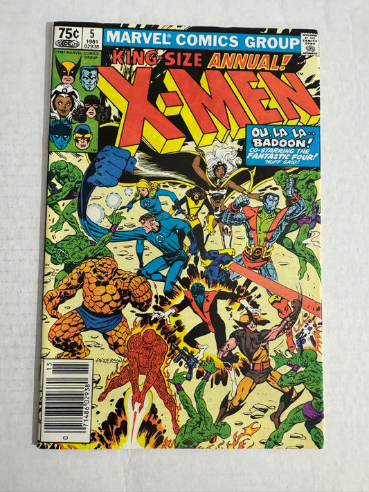 X-MEN ANNUAL #5 1981 NEWSSTAND