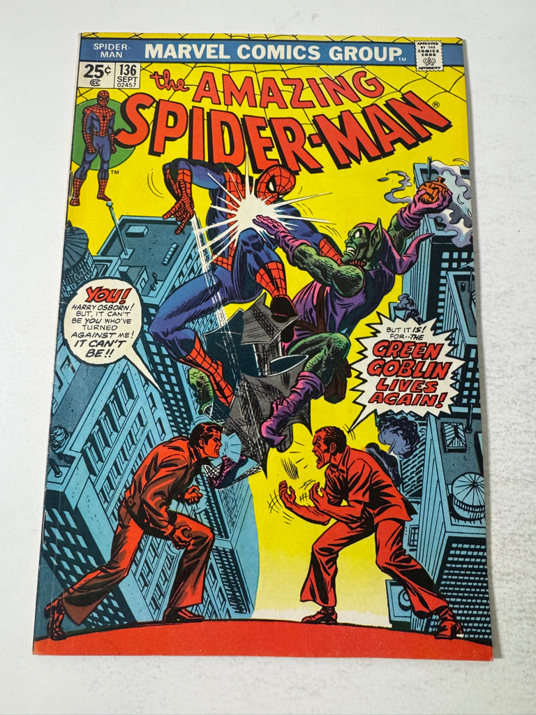 AMAZING SPIDER-MAN #136 VG/FN 1ST APPEARANCE