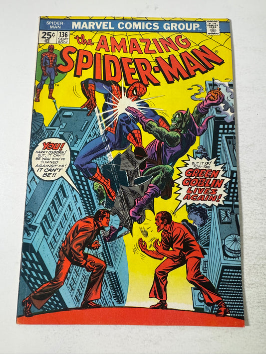 AMAZING SPIDER-MAN #136 VG/FN 1ST APPEARANCE