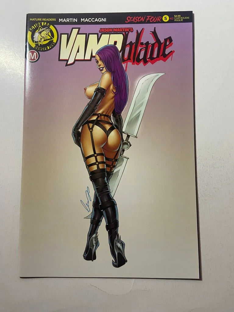 VAMPBLADE Season Four #5 NM- Chatzoudis Risque Variant