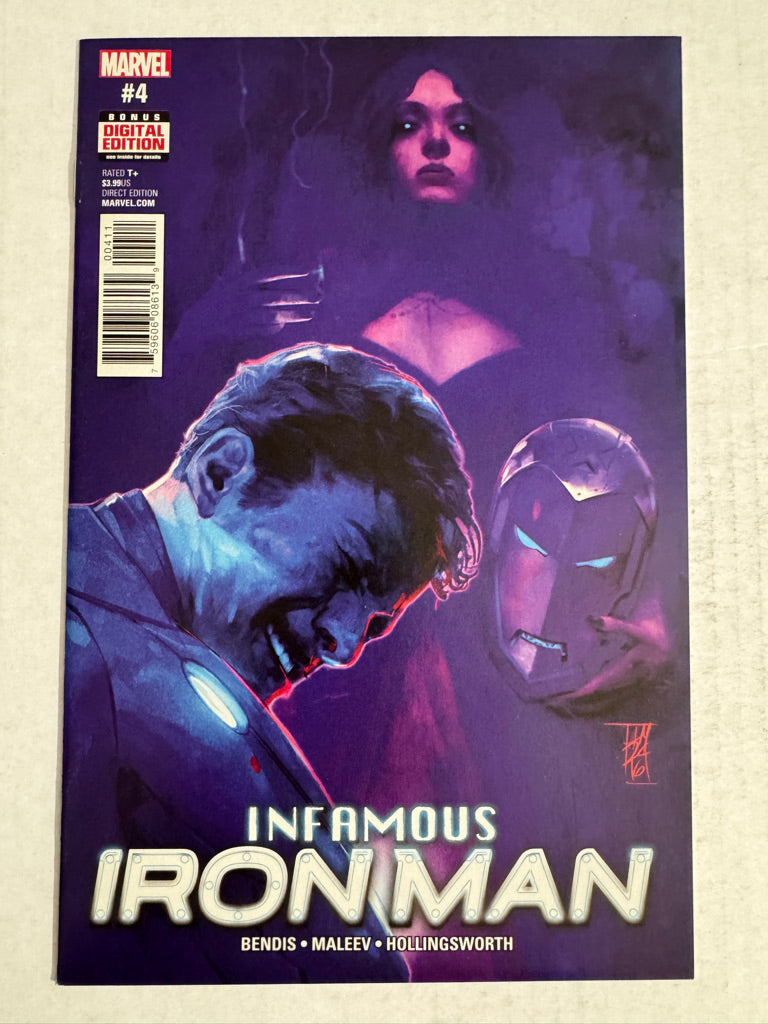 INFAMOUS IRON MAN #4 NM Alex Maleev Cover