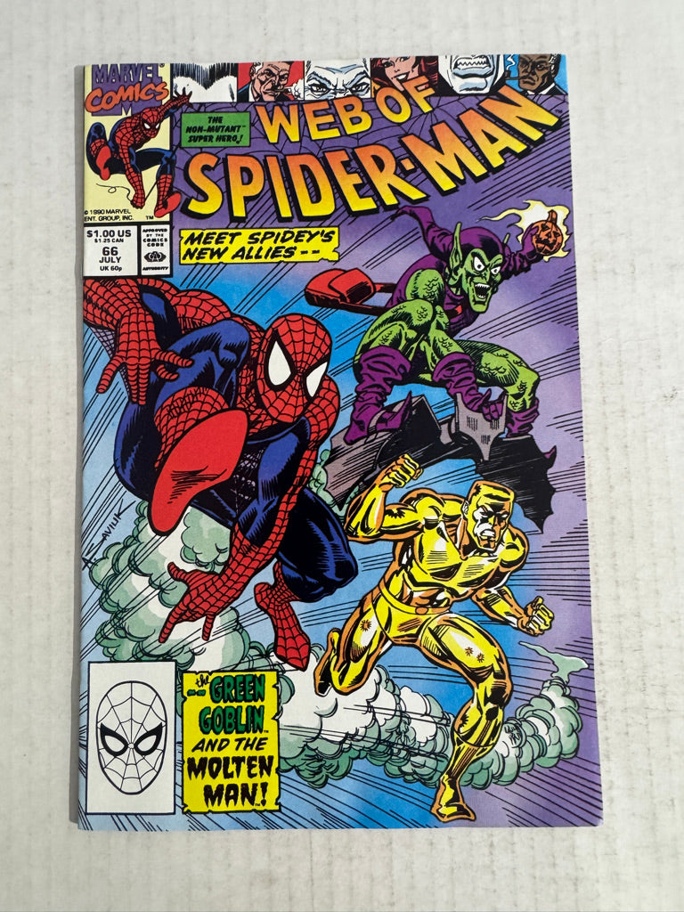 WEB OF SPIDER-MAN #66 NM