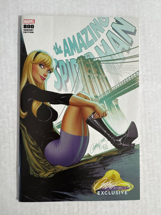AMAZING SPIDER-MAN #800 NM J Scott Campbell Gwen Stacy Variant
