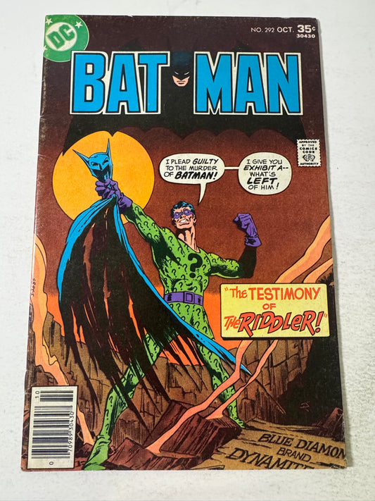 BATMAN #292 FN-
