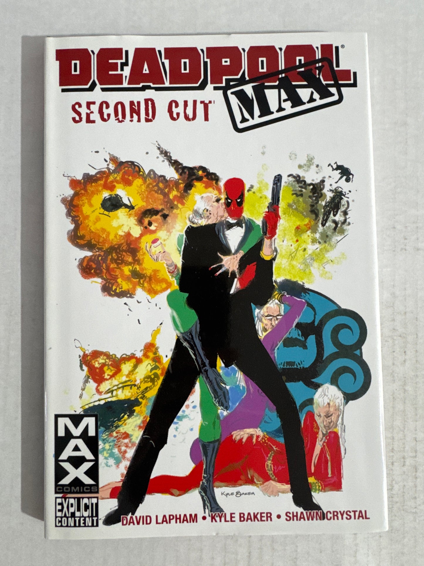 DEADPOOL MAX Second Cut HC SIGNED by Kyle Baker