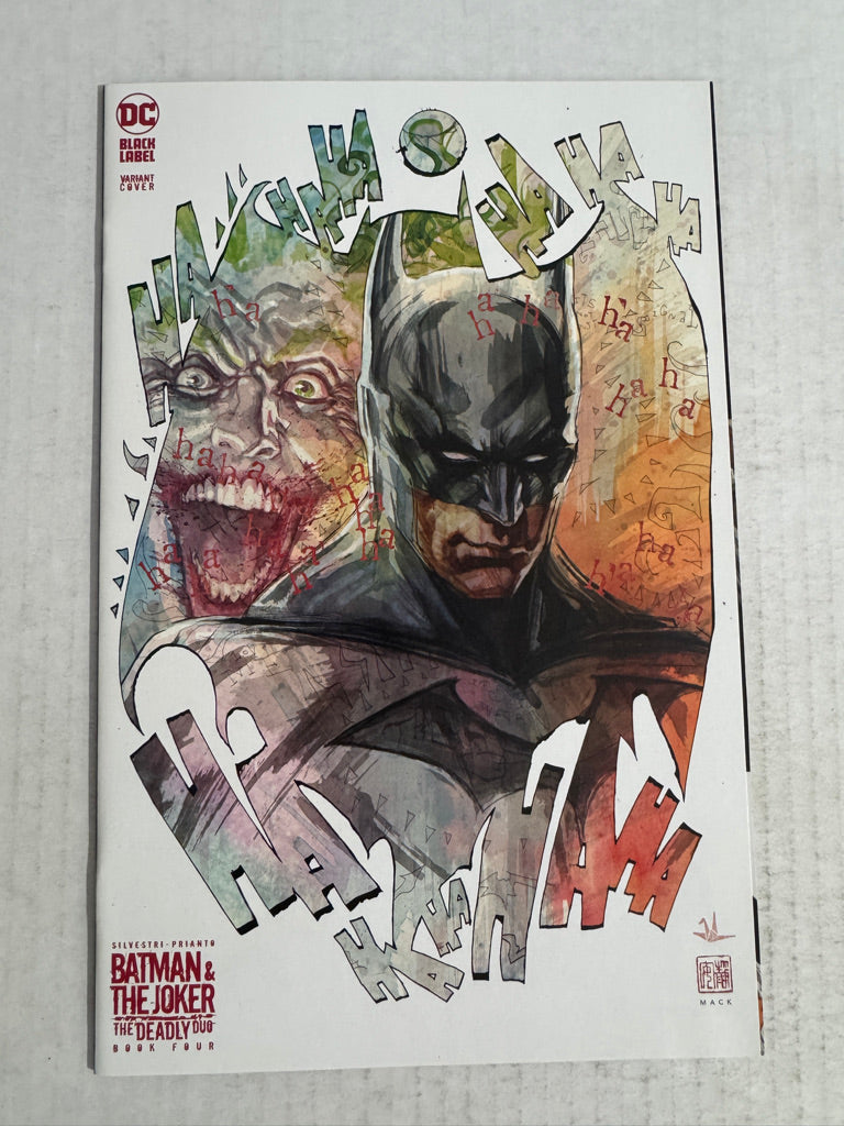 BATMAN & THE JOKER DEADLY DUO #4 NM David Mack Batman Variant