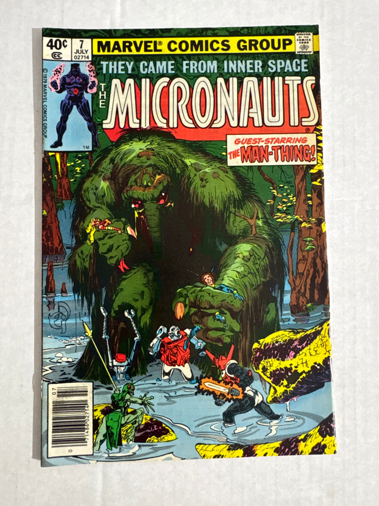 MICRONAUTS #7 VF Michael Golden Cover  NEWSSTAND