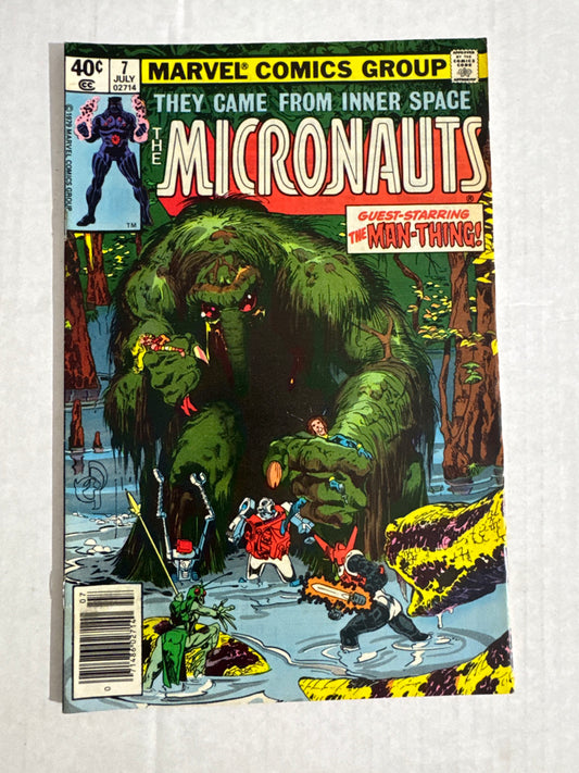 MICRONAUTS #7 VF Michael Golden Cover  NEWSSTAND
