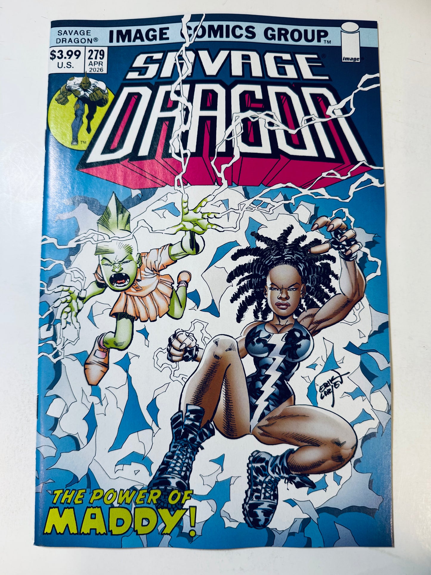 SAVAGE DRAGON #279 NM Cover B Erik Larsen 70s Variant