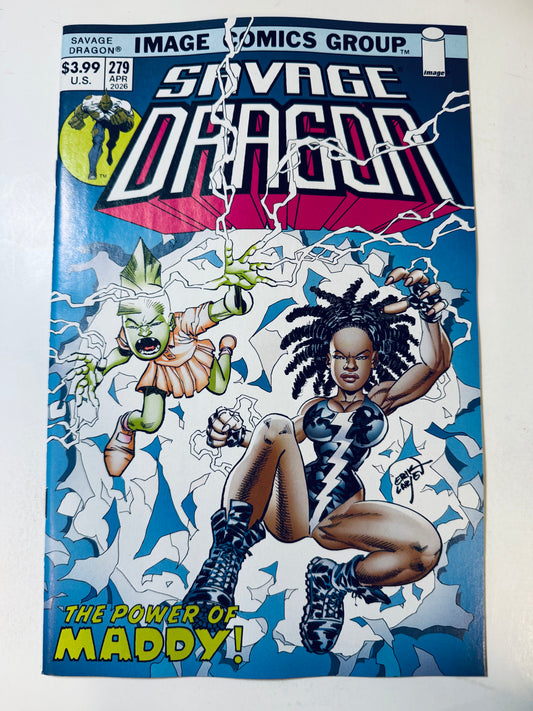 SAVAGE DRAGON #279 NM Cover B Erik Larsen 70s Variant
