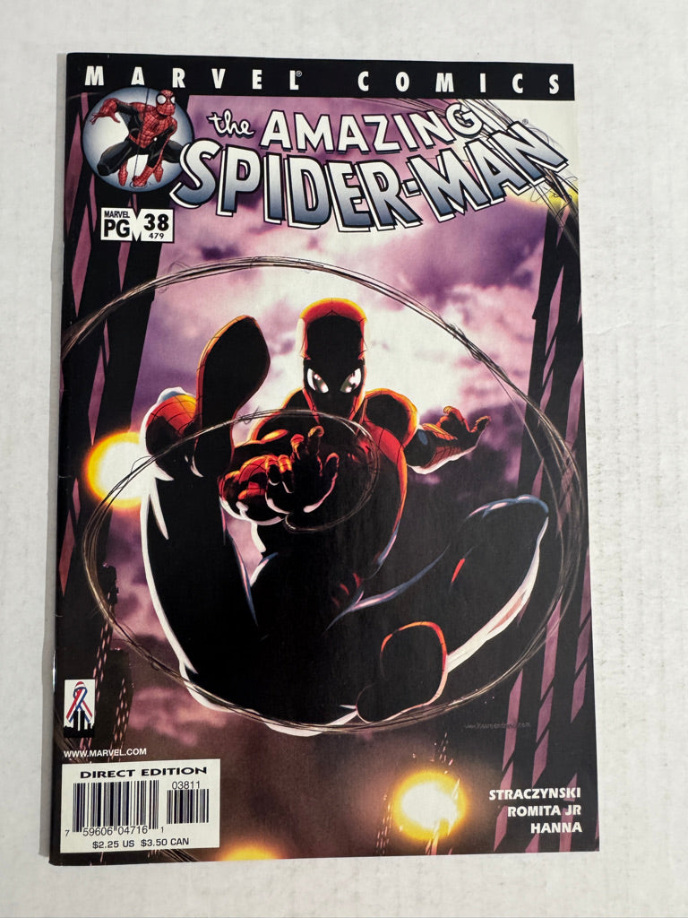 AMAZING SPIDER-MAN #38 Vol 2 VF/NM Kaare Andrews Cover
