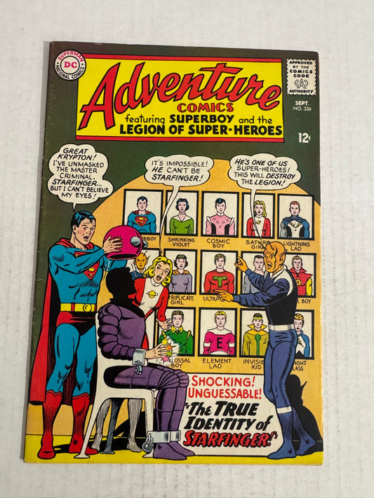ADVENTURE COMICS #336 VG/FN