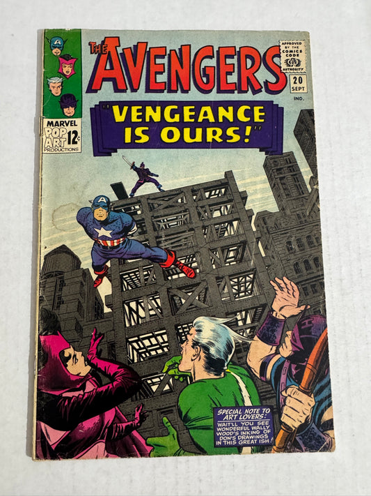 AVENGERS #20 GD