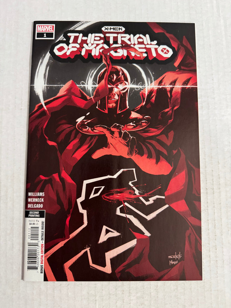X-MEN THE TRIAL OF MAGNETO #1 NM 2nd Print Variant