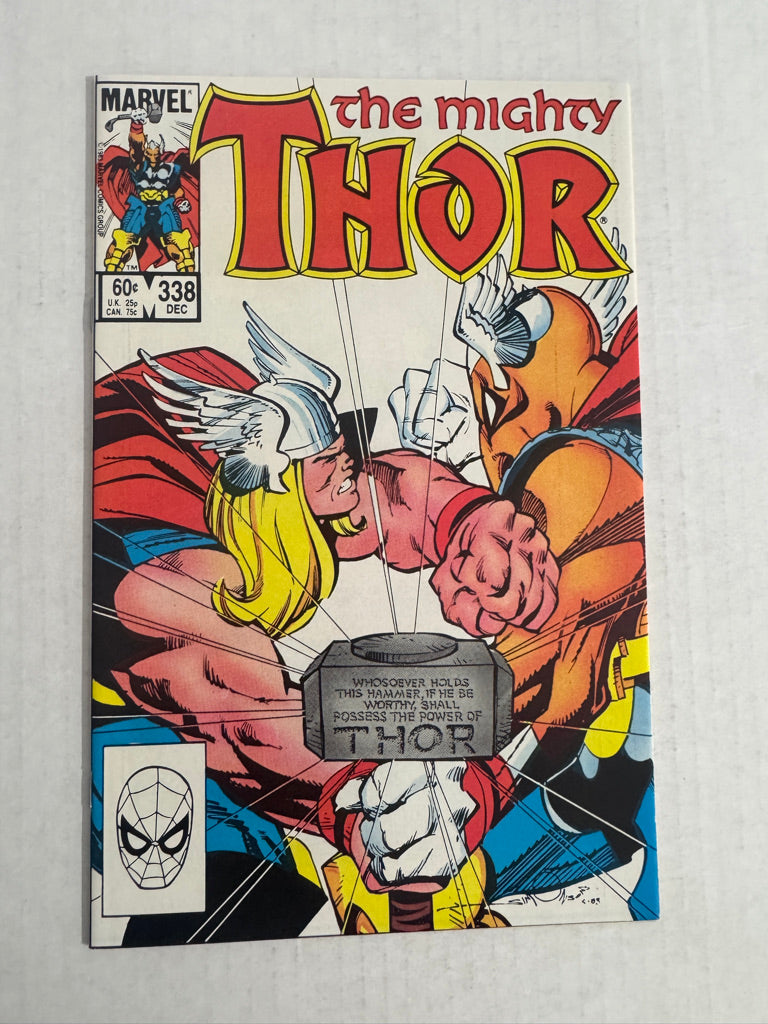 MIGHTY THOR #338 NM Walter Simonson Cover