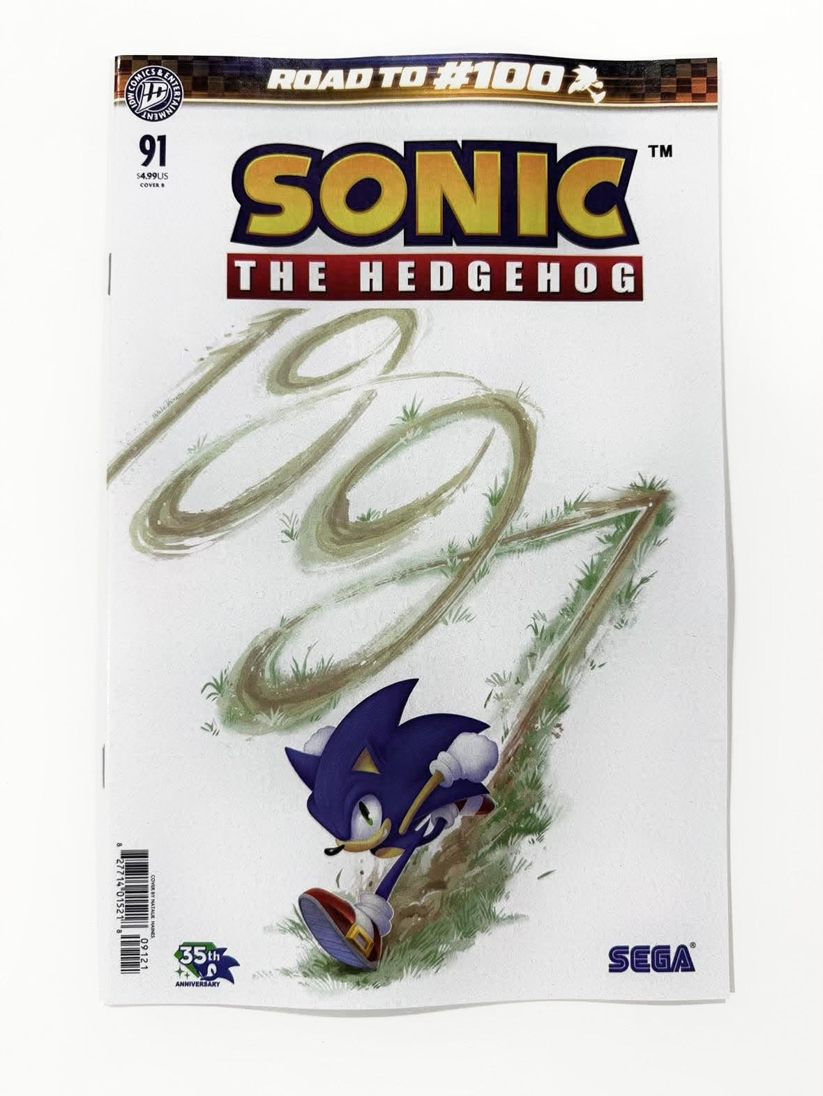 SONIC THE HEDGEHOG #91 NM Cover B Natalie Haines Variant