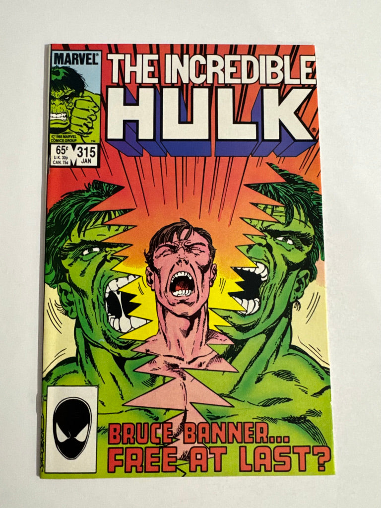 INCREDIBLE HULK #315 NM John Byrne Cover