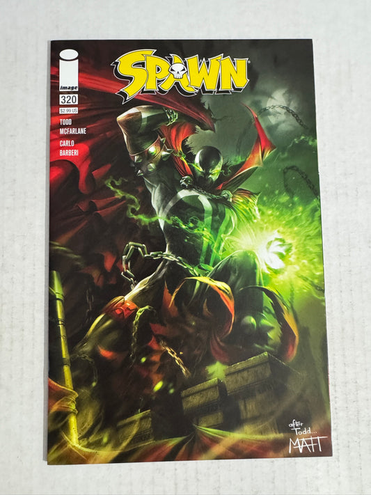 SPAWN #320 NM Mattina Homage Variant