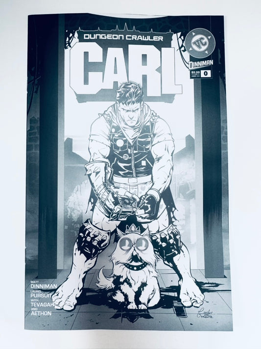 DUNGEON CRAWLER CARL SPECIAL EDITION #0 NM Cover B Nathan Gooden Black & White Absolute Batman #1 Homage Variant