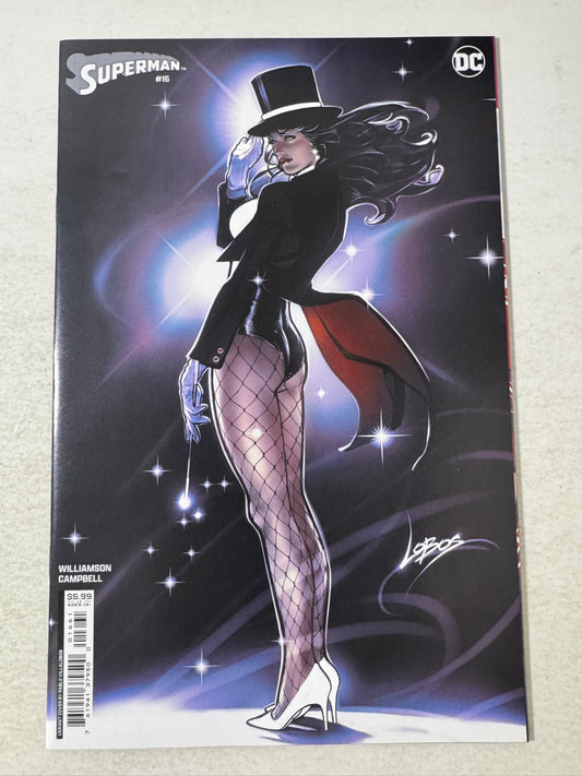 SUPERMAN #16 Vol 6 NM Villallobos Zatanna Variant
