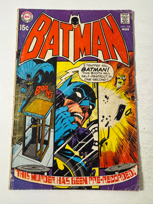BATMAN #220 GD