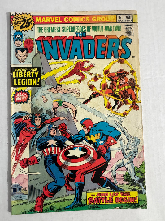 INVADERS #6 GD