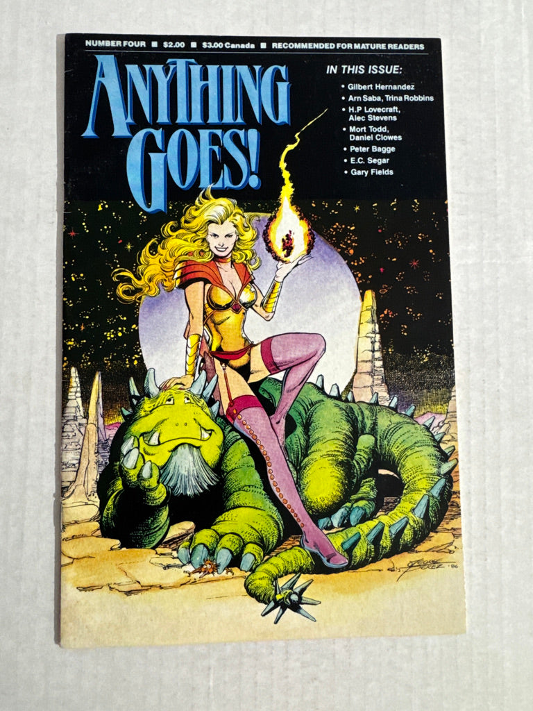 ANYTHING GOES #4 FN/VF George Perez Cover