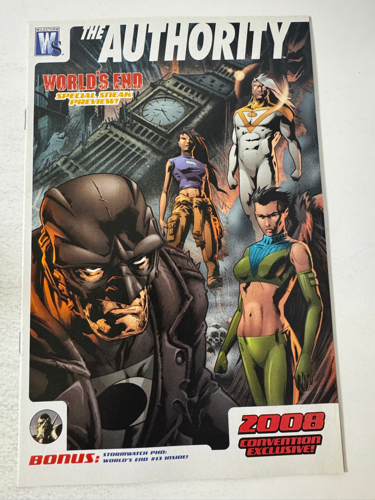 WILDCATS / AUTHORITY World's End Special Sneak Preview VF 2008 Convention Exclusive