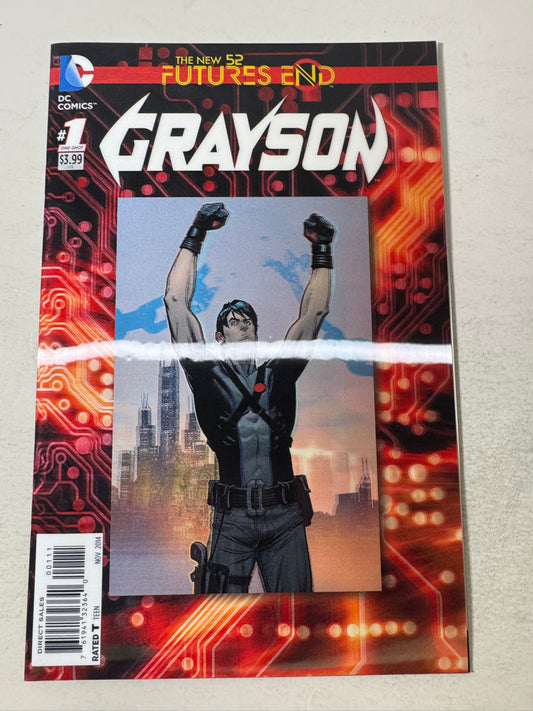 GRAYSON FUTURES END #1 NM Lenticular Cover