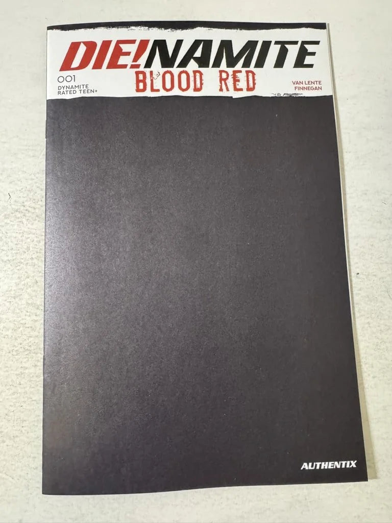 DIE!NAMITE Blood Red #1 NM  Blind Bag Black Blank Variant