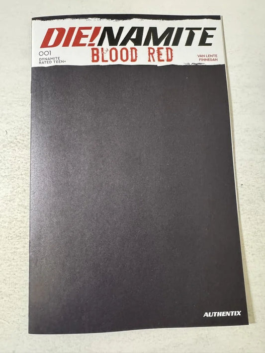 DIE!NAMITE Blood Red #1 NM  Blind Bag Black Blank Variant