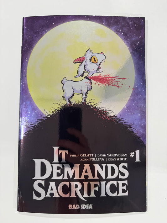 IT DEMANDS SACRIFICE #1 NM Cover D Skottie Young Foil Variant