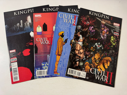 KINGPIN CIVIL WAR II #1-4 NM Set