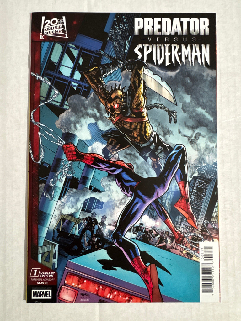 PREDATOR VERSUS SPIDER-MAN #1 NM 1:25 Hunmberto Ramos Variant