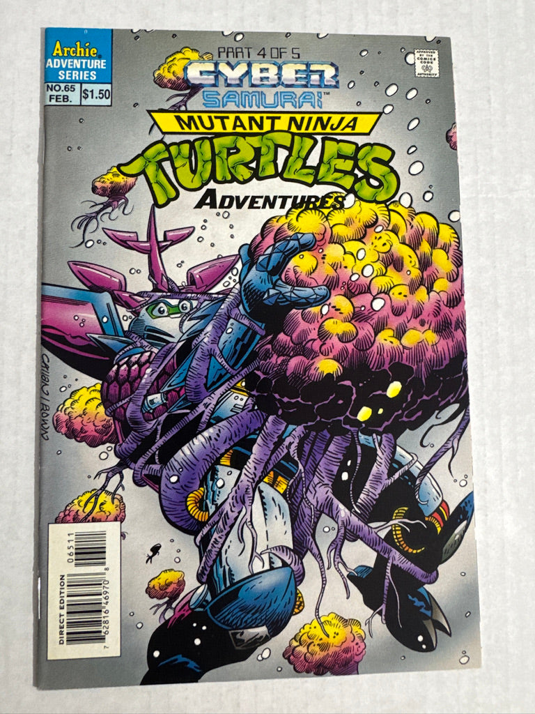 TEENAGE MUTANT NINJA TURTLES ADVENTURES #65 VF+