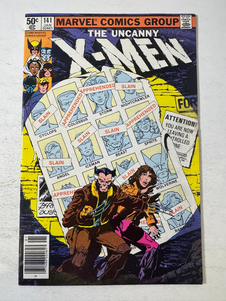 UNCANNY X-MEN #141 FN John Byrne Cover NEWSSTAND 1ST APPEARNCE