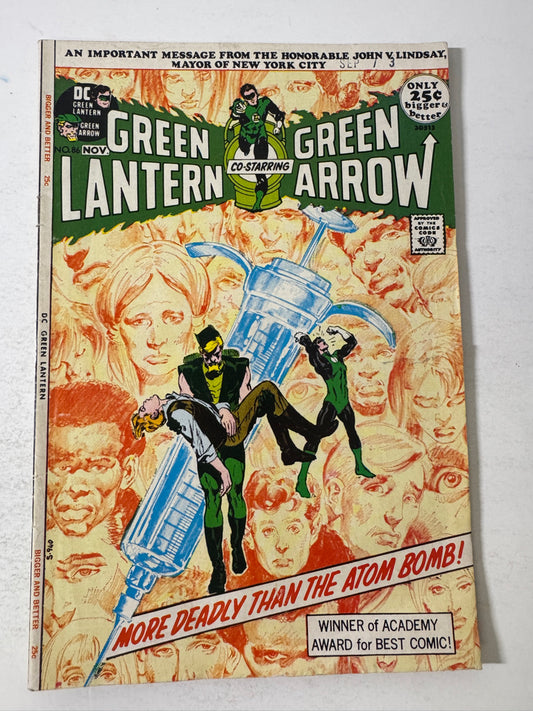 GREEN LANTERN GREEN ARROW  #86 VG+ Neal Adams Cover