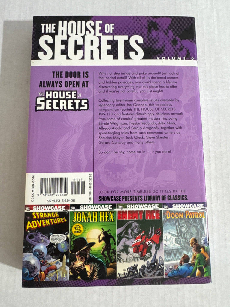 SHOWCASE PRESENTS THE HOUSE OF SECRETS Vol 2 TPB NM Bernie Wrightson Cover OOP