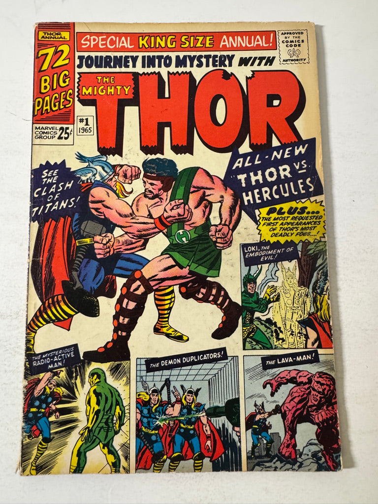 JOURNEY INTO MYSTERY ANNUAL #1 VG- 1ST APPEARANCE