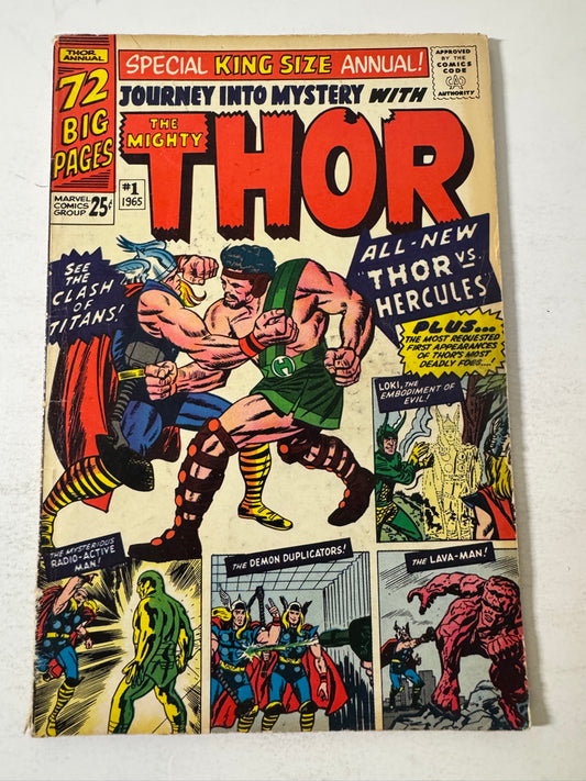 JOURNEY INTO MYSTERY ANNUAL #1 VG- 1ST APPEARANCE