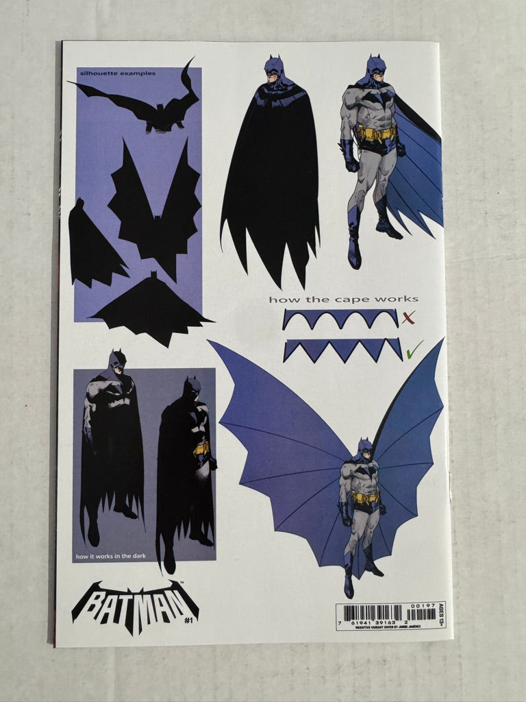 BATMAN #1 Vol 4 NM 1:5 Jorge Jimenez Design Variant