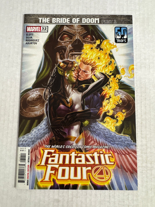 FANTASTIC FOUR #32 Vol 6 NM Mark Brooks Cover