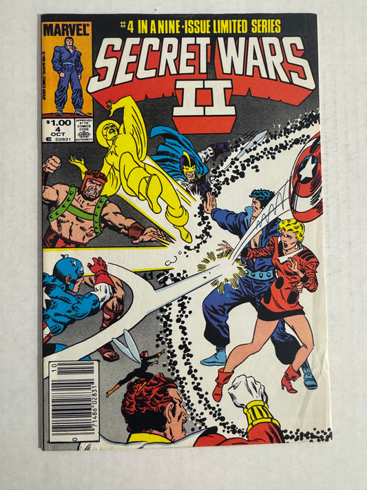 SECRET WARS II #4 VF CANADIAN PRICE VARIANT 1ST APPEARANCE