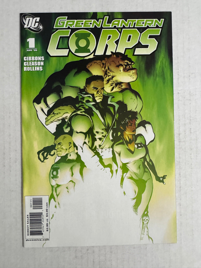 GREEN LANTERN CORPS #1 Vol 2 Patrick Gleason Cover