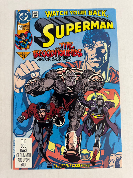 SUPERMAN #58 Vol 2 VF/NM
